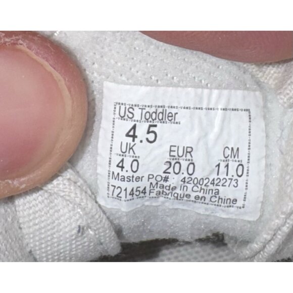 VANS SK8-Hi Reissue Elephantastic Girls Toddler Side Zip Athletic Shoes Size 4.5 - Picture 8 of 8